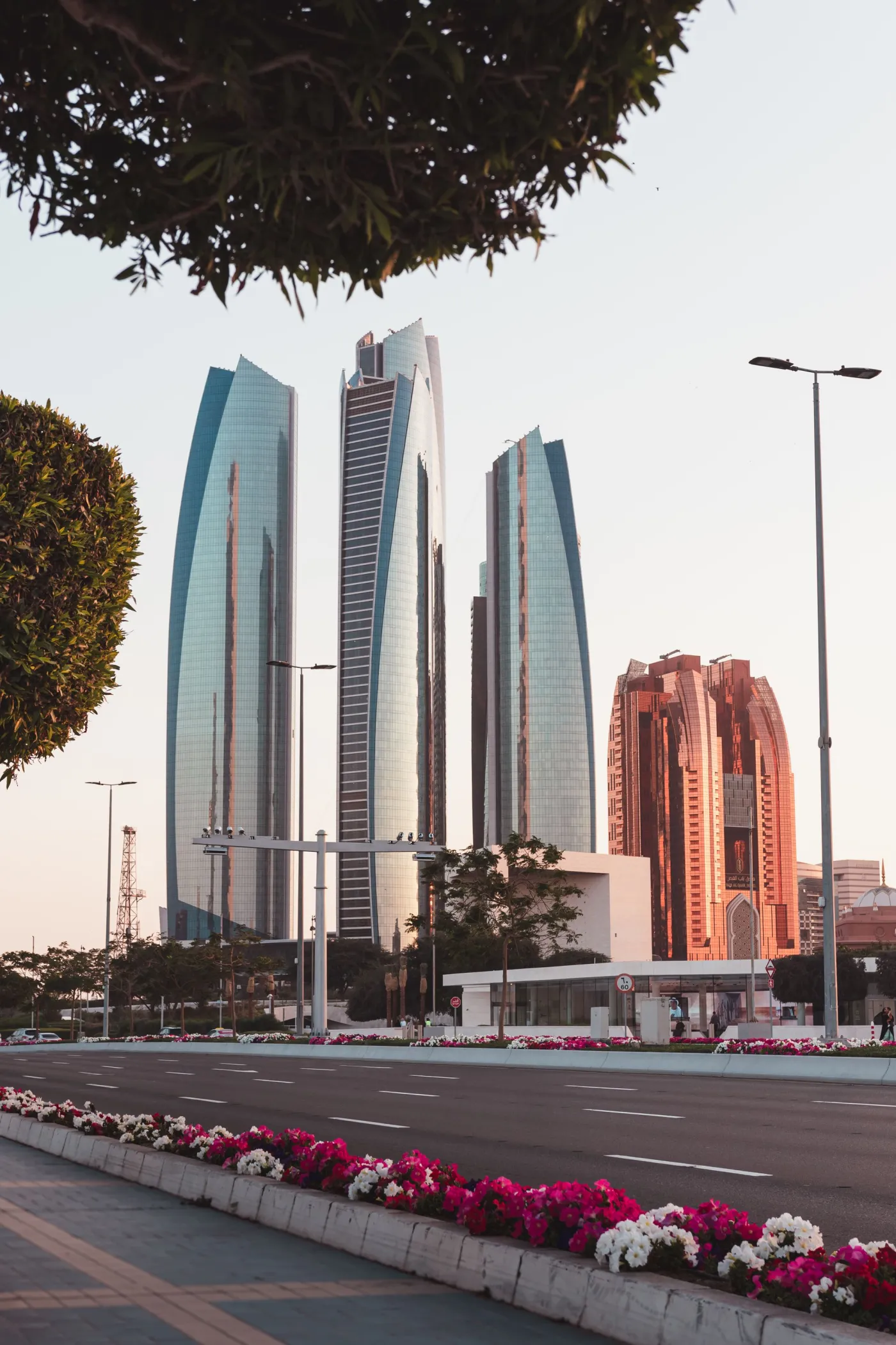 Abu Dhabi skyline — location photography